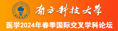 17c.肏南方科技大学医学2024年春季国际交叉学科论坛